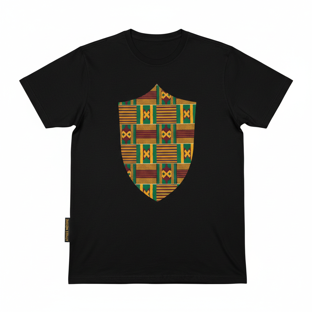 T-shirt avec motifs Kente africains